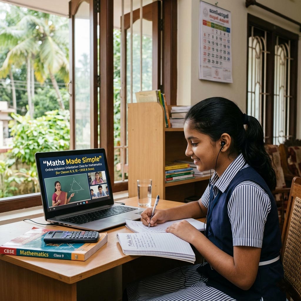 Maths Advance Orientation Class - From 2026 April 27 to May 09  (20 Days, 90 Minutes/Day)